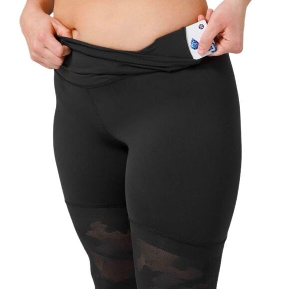 Lululemon Sheer Will Hi-Rise Tight Camo Black - Picture 3 of 9